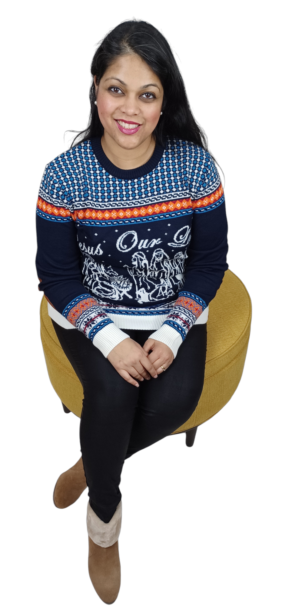 'JESUS OUR LORD' KNIT WOMEN'S JUMPER
