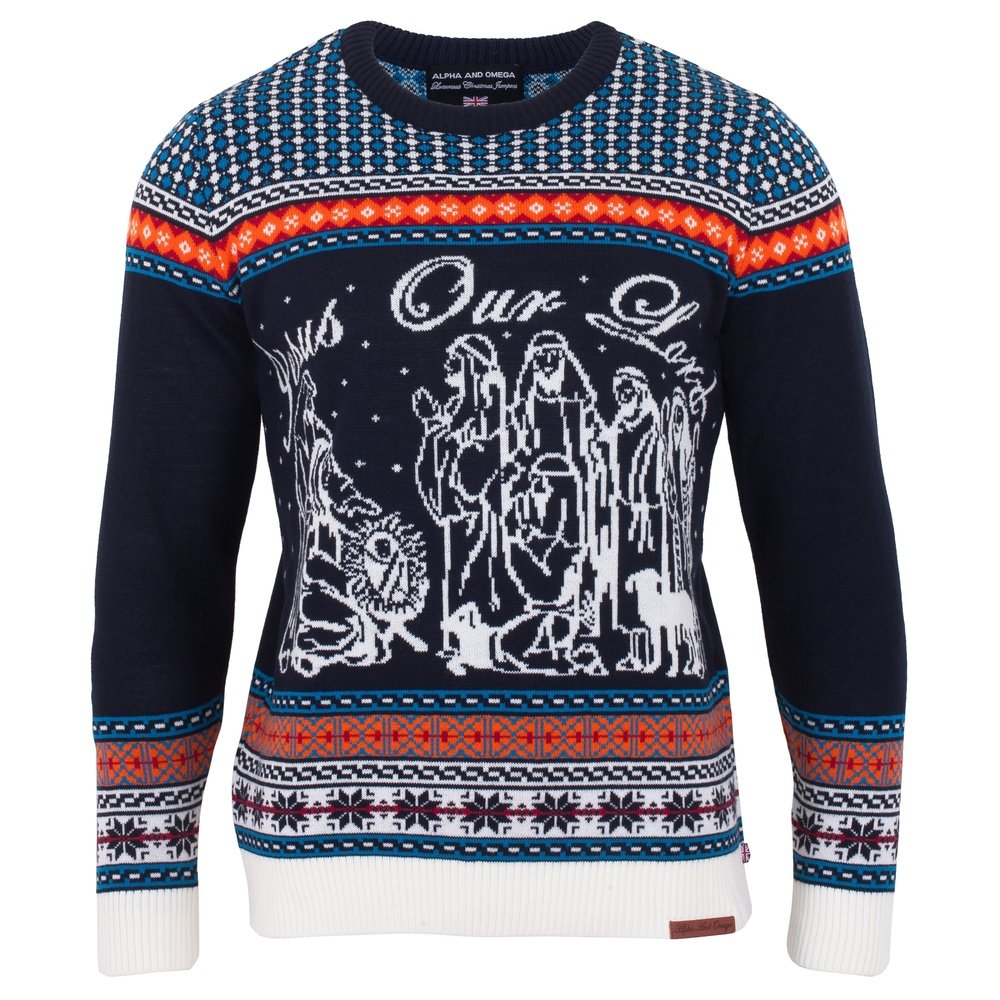 Sweaters Jumpers for Men Premium Yarn ALPHA AND OMEGA UK