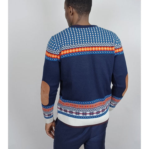 'Jesus Our Lord' Knitted Fairisle Men's Jumper