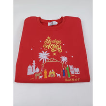 Load image into Gallery viewer, &#39;YESHUA IS KING&#39; KIDS  Embroidered Sweatshirt for boys &amp; girls (red, navy)
