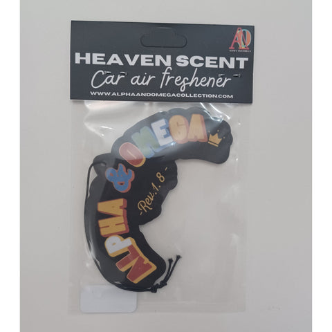 ALPHA AND OMEGA, The Great I AM Rev. 1.8- Heaven Scent Car Air Freshener