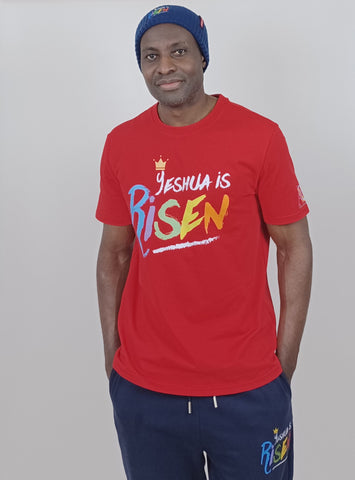 Risen Saviour Yeshua T-Shirt (Red)