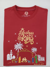 Load image into Gallery viewer, &#39;YESHUA IS KING&#39; Embroidered Red Sweatshirt - PRE-ORDER
