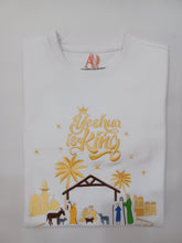 Load image into Gallery viewer, &#39;YESHUA IS KING&#39; Embroidered White Sweatshirt - PRE-ORDER
