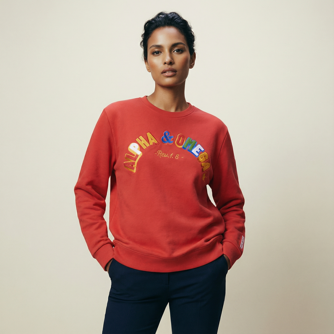 Alpha and Omega Embroidered Sweatshirt Bundle (BUY 1 GET 1 50%OFF)