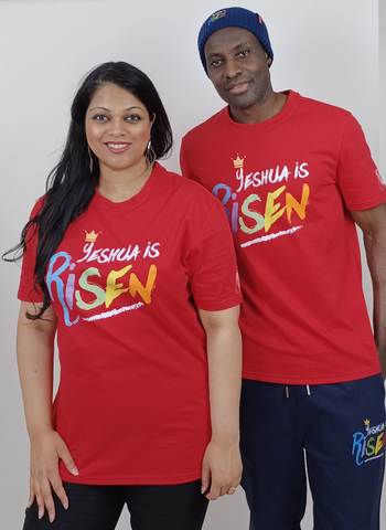 Risen Saviour Yeshua T-Shirt (Red)