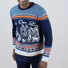 Load image into Gallery viewer, &#39;Jesus Our Lord&#39; Knitted Fairisle Men&#39;s Jumper
