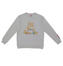 Load image into Gallery viewer, &#39;YESHUA IS KING&#39; Embroidered White Sweatshirt - PRE-ORDER
