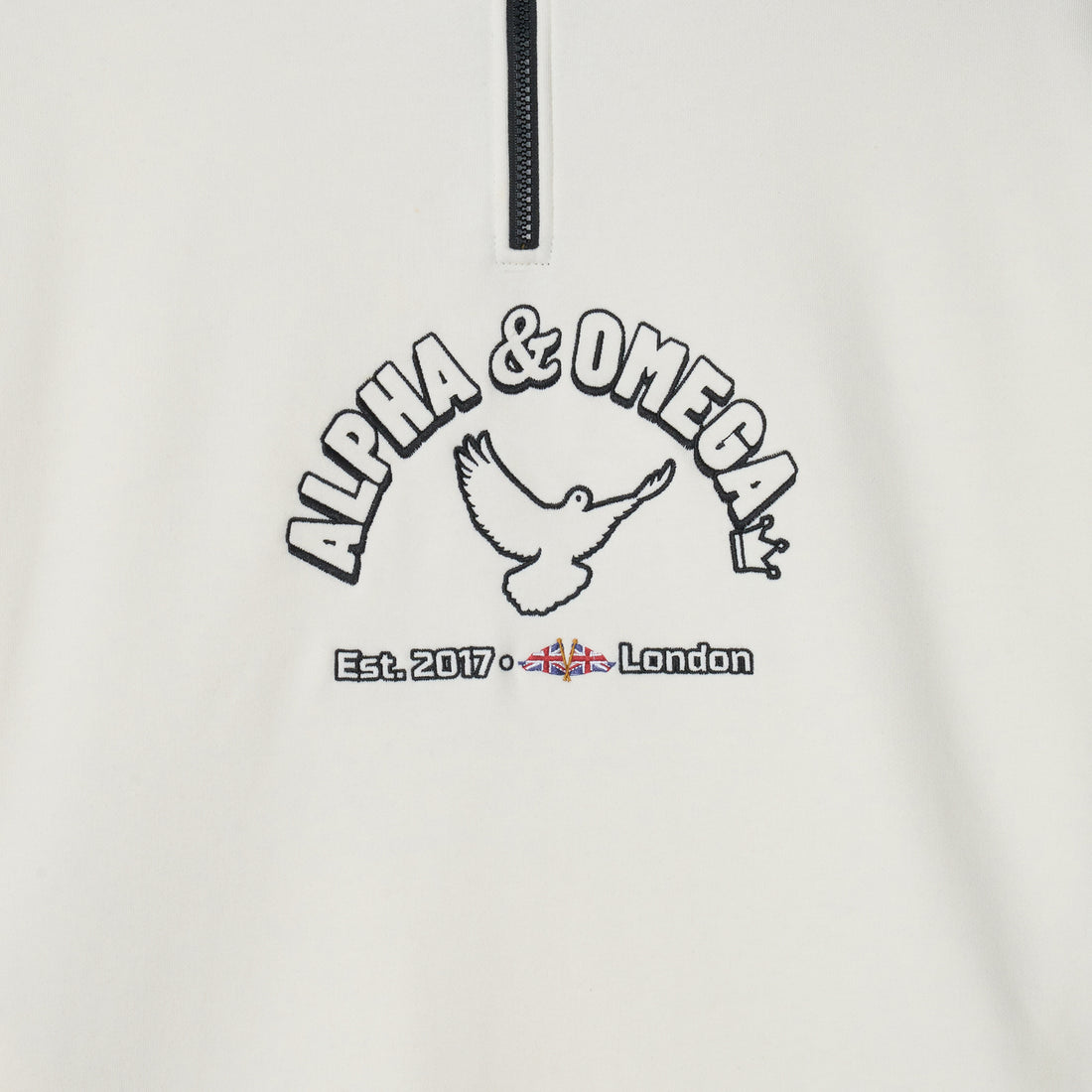 Alpha & Omega Rev. 1:8 Heavyweight Christian Fleece Jacket - Beige (JOIN THE WAITLIST)