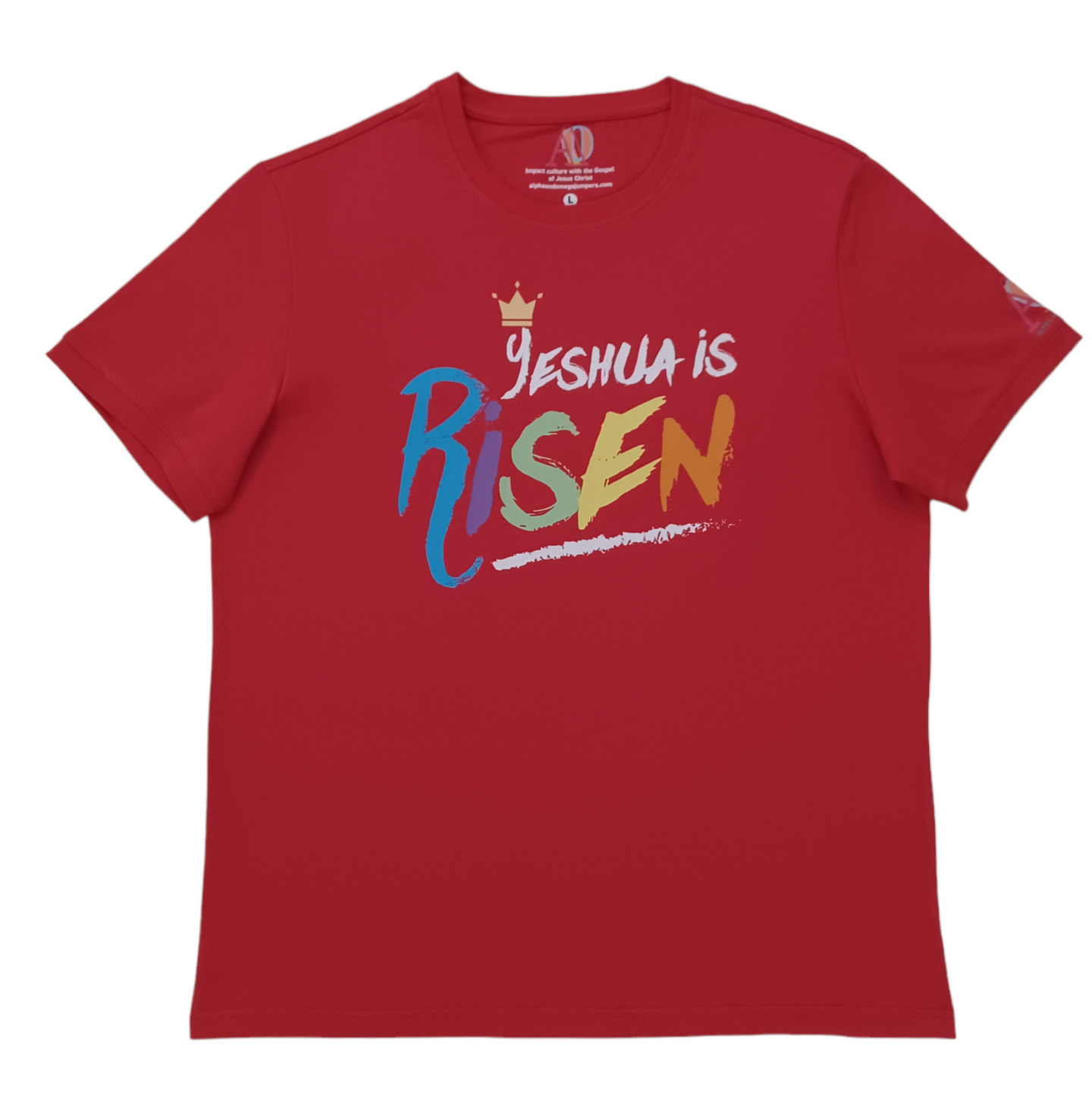 Risen Saviour Yeshua T-Shirt (Red)