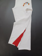 Load image into Gallery viewer, Embroidered White Fashion Track Pants (Ltd Ed. 2024)
