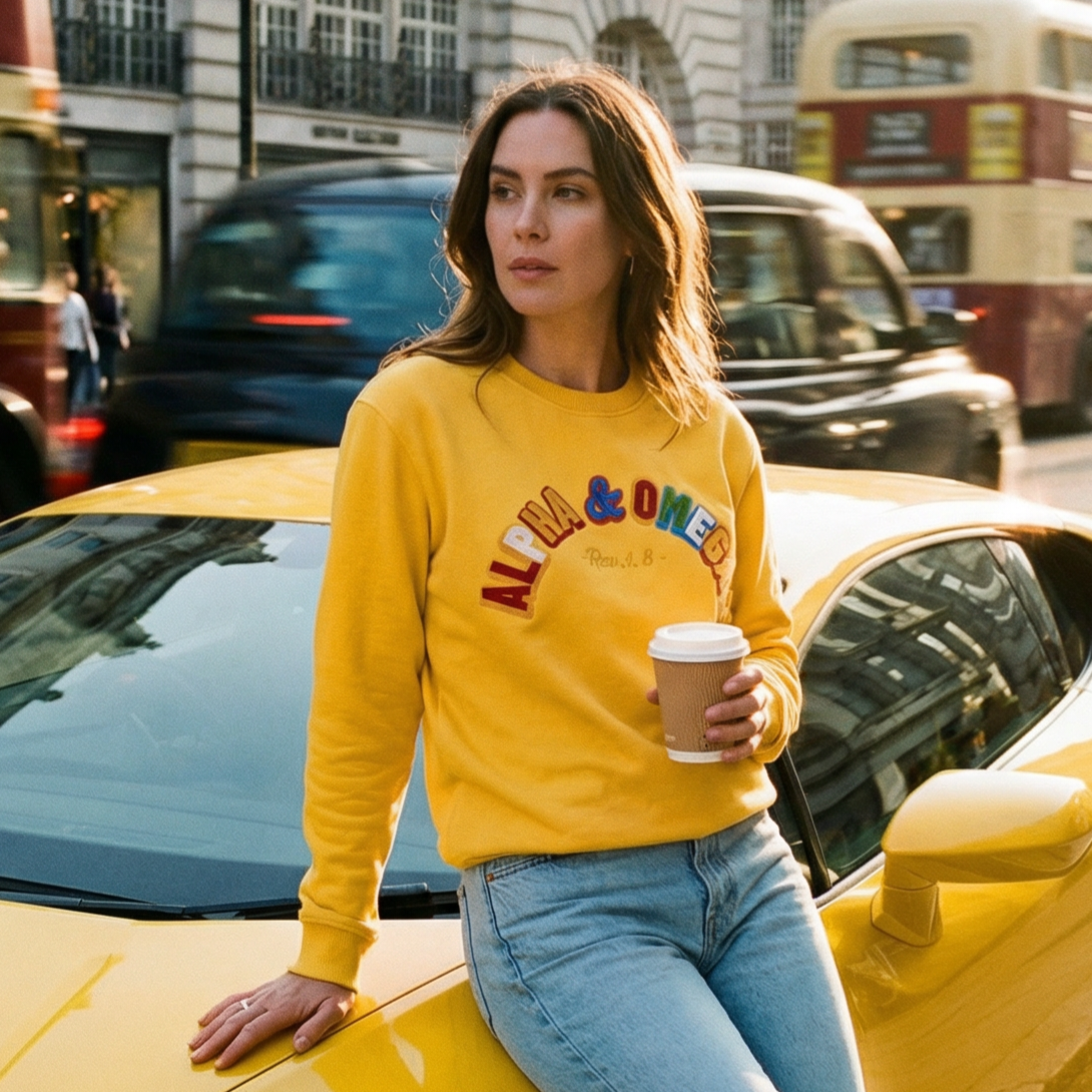 Alpha and Omega Embroidered Sweatshirt Bundle (BUY 1 GET 1 50%OFF)