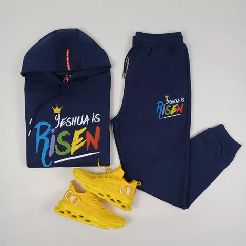 'YESHUA IS RISEN' Embroidered Tracksuit