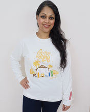 Load image into Gallery viewer, &#39;YESHUA IS KING&#39; Embroidered White Sweatshirt
