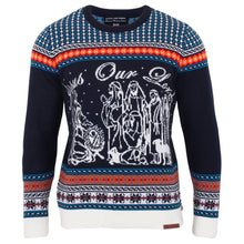 Load image into Gallery viewer, men&#39;s christian knitted fair isle sweater jumpers
